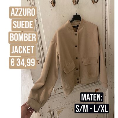 Chastar suede jacket - beige