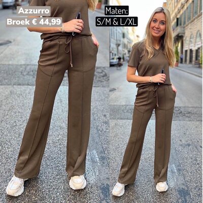 Azzurro broek - army