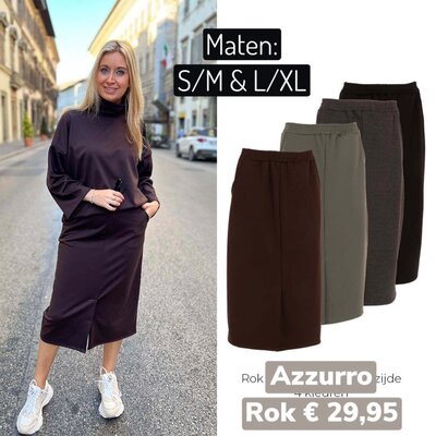 Azzurro split rok - bruin