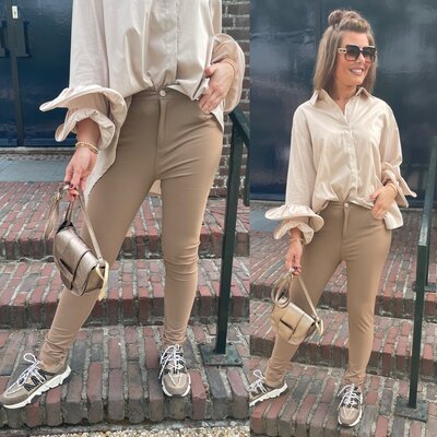 Fluresk Nore Broek Latte