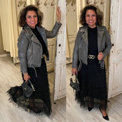 ZOE leather look jacket