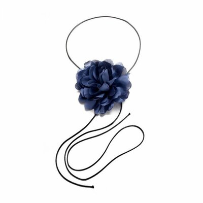 ROOS CHOKER Long choker blauw