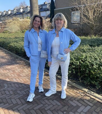 C&S Corby jacket ice blue