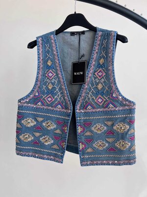 Denim gilet