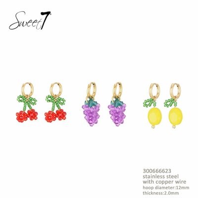 Set van 3 oorbellen