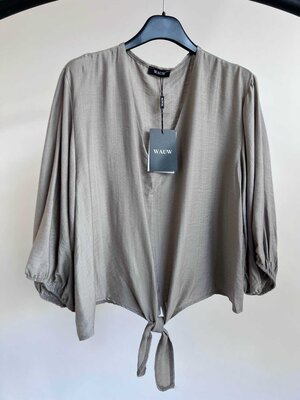Wauw Lisa top taupe
