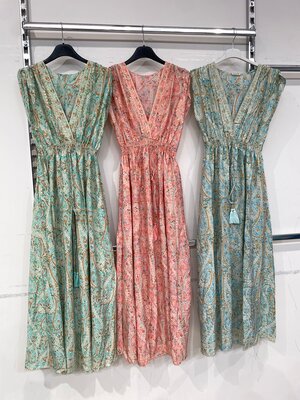 Olivia Dress zeegroen