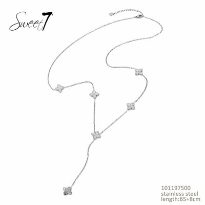Geluk ketting zilver