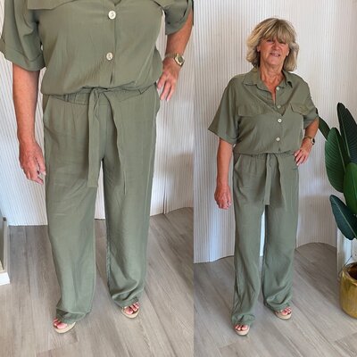 Naomi broek - army