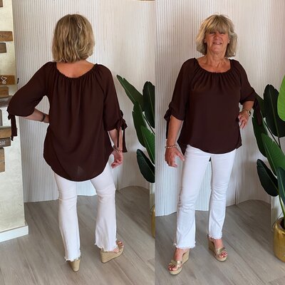Britt tuniek-  donker bruin