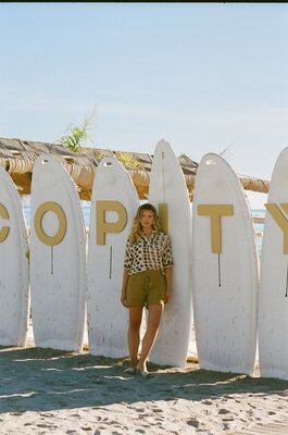 C&S Ibiza top sand/mustard olive