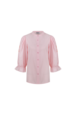 Fluresk Marlowe blouse piggy pink/pumpkin