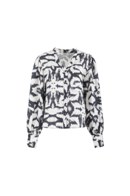 C&S Babette blouse offwhite/black