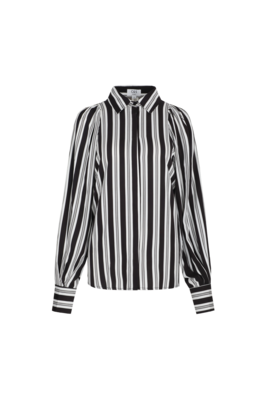 C&S Liselotte blouse offwhite/black