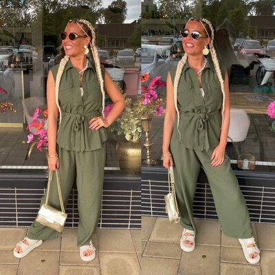 Tara pantalon army