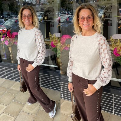 Amanda Elly top beige