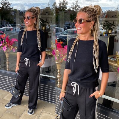 Anna top zwart