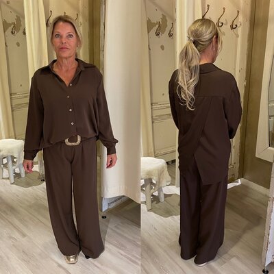 Wauw Wendy pantalon bruin