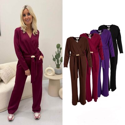 Azzurro jumpsuit bruin