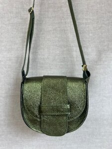 FENNA bag - metallic legergroen