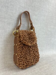 Curly bag - camel