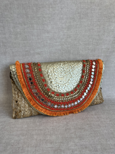 Jolien Boho bag - 05 jute oranje