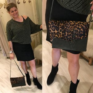 Glam Factory Bag - real leather GUCCI GREEN